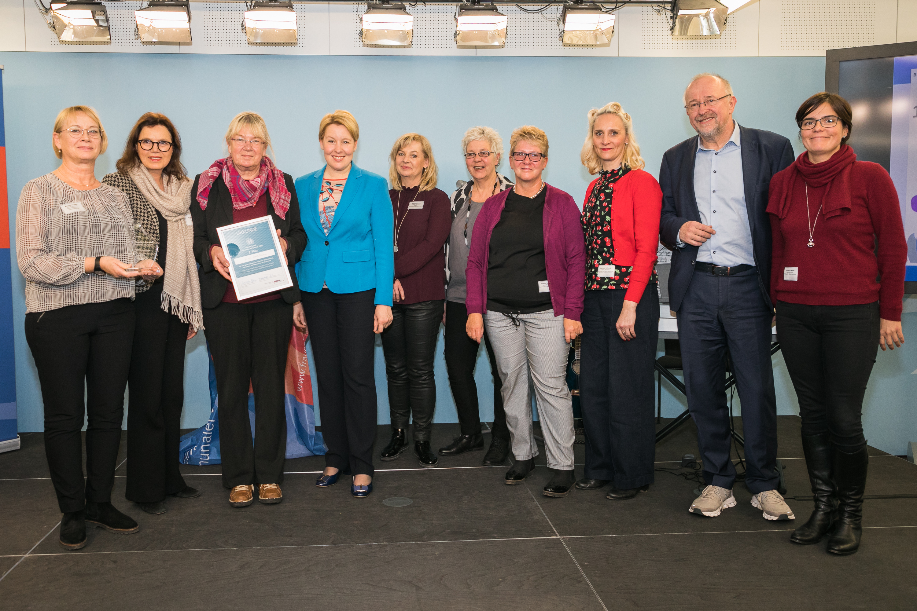 029 Gender Award 2019 2. Preisträgerinnen das Erfolgsteam aus Bochum